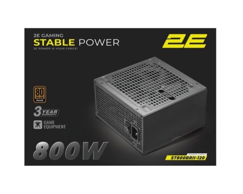 Блок живлення 2E 800W Stable Power Pro ATX3.1 GEN5.0 (2E-ST800BRII-120)