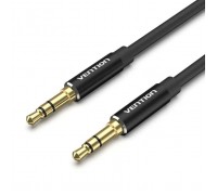 Кабель мультимедійний 3.5mm M to 3.5mm M 1.5m black Vention (BAXBG)