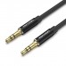 Кабель мультимедійний 3.5mm M to 3.5mm M 1.5m black Vention (BAXBG)