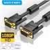 Кабель мультимедійний VGA M to VGA M 5.0m black Vention (DAEBJ)