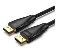 Кабель мультимедійний DisplayPort M to DisplayPort M 2.0m 8K60Hz black Vention (HCCBH)