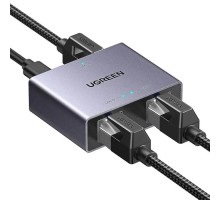 Розгалужувач NW301 Gigabit Ethemet Splitter 1 to 2 Grey Ugreen (45311)