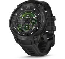 Смарт-годинник Garmin Instinct Crossover AMOLED, Tactical, Black/Black, GPS смарт-годинник (010-03398-02)
