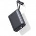 Батарея універсальна SWISSTEN 20000mAh SPACE 22/5W PD QC w/built-in cables USB-C/LIGHTNING Silver (8595217490598)