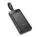 Батарея універсальна HOCO 30000mAh Element PD/20W, QC/22.5W, LED Lamp, Black (J123B / 714735)