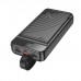 Батарея універсальна HOCO 30000mAh Element PD/20W, QC/22.5W, LED Lamp, Black (J123B / 714735)