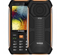 Мобільний телефон Sigma X-style 323 RAIN Black-Orange (4827798885727)