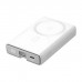 Батарея універсальна JOYROOM Magnetic Wireless 10000mAh 20W QC, USB-C In/Out White (JR-PBM01 / 6941237112545)