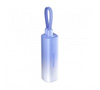 Батарея універсальна Vention 5000mAh 20W PD, USB-C In/Out, Lightning In/Out, with cable, Gradient Blue (FHWL0)
