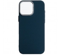 Чохол до мобільного телефона Armorstandart LikeCarbon2 MagCase Apple iPhone 16 Pro Max Kevlar Dark Blue (ARM88593)