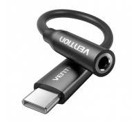 Перехідник USB-C to 3.5mm M black Vention (BIIBA)