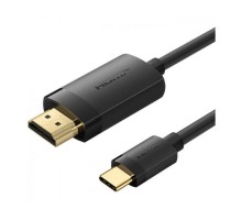 Кабель мультимедійний USB-C to HDMI M 2.0m 4K 60Hz black Vention (CRIBH)