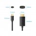 Кабель мультимедійний USB-C to HDMI M 2.0m 4K 60Hz black Vention (CRIBH)