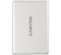 Батарея універсальна Canyon 10000mAh OnPower 511 PD20W Magnetic wireless MagSafe Grey (CNS-CPB511G)