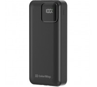 Батарея універсальна ColorWay 20 000 mAh Optimal Power PD/22.5W, QC/3.0, Black (CW-PB200LPB5BK-PDD)