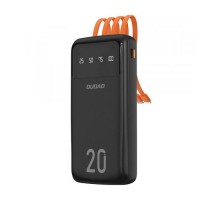 Батарея універсальна Dudao K6Pro+ 20000mAh 10W with USB-C/Lightning/MicroUSB/USB-A cables (6977196682393)