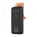 Батарея універсальна Dudao K6Pro+ 20000mAh 10W with USB-C/Lightning/MicroUSB/USB-A cables (6977196682393)