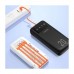 Батарея універсальна Dudao K6Pro+ 20000mAh 10W with USB-C/Lightning/MicroUSB/USB-A cables (6977196682393)