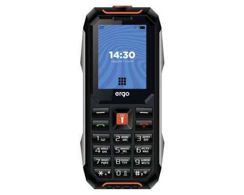 Мобільний телефон Ergo E182 Black Orange