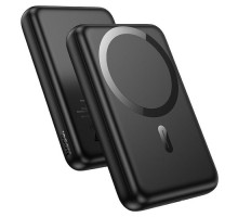 Батарея універсальна HOCO 10000mAh Grace PD/20W Magnetic Black (J141 / 714984)