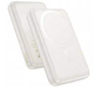 Батарея універсальна HOCO 10000mAh Grace PD/20W Magnetic White (J141 / 714985)