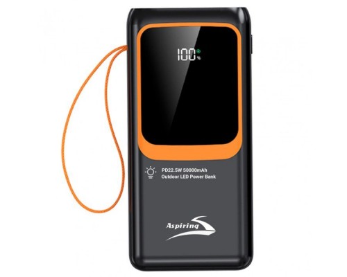 Батарея універсальна Aspiring Light 50 50000mAh PD/22.5W (PB-L50)