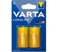 Батарейка Varta C (LR14) Longlife лужна * 2 (04114101422)