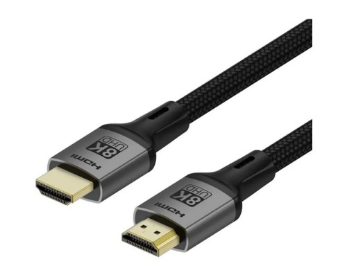 Кабель мультимедійний HDMI M to HDMI M 2.0m V2.1 8K black ColorWay (CW-CBHD088-BK)