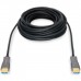 Кабель мультимедійний HDMI M to HDMI M 15m 4K AOC hybrid-fiber black Digitus (AK-330125-150-S)