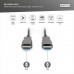 Кабель мультимедійний HDMI M to HDMI M 15m 4K AOC hybrid-fiber black Digitus (AK-330125-150-S)