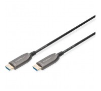 Кабель мультимедійний HDMI M to HDMI M 30m 8K AOC hybrid-fiber black Digitus (AK-330126-300-S)