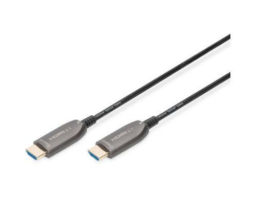 Кабель мультимедійний HDMI M to HDMI M 30m 8K AOC hybrid-fiber black Digitus (AK-330126-300-S)