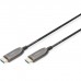Кабель мультимедійний HDMI M to HDMI M 30m 8K AOC hybrid-fiber black Digitus (AK-330126-300-S)