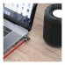 Кабель мультимедійний 3.5mm M to 3.5mm M 1.5m 90° corner red Essager (EYP35-WTA09)