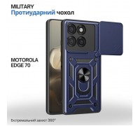 Чохол до мобільного телефона BeCover Military Motorola Edge 70 Blue (715530)