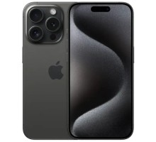 Мобільний телефон Apple iPhone 15 Pro 128Gb Black Titanium (Grade A) USED (iP15Pr12BkT_A)