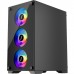 Корпус для ПК 1stPlayer X2-M-BK-4F1-PS-600FK-EU