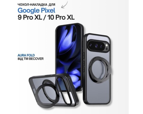 Чохол до мобільного телефона BeCover Aura Fold Google Pixel 9 Pro XL / 10 Pro XL Black (715669)