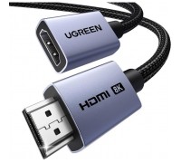 Кабель мультимедійний HDMI M to HDMI M 1.0m 8K60Hz 48Gbps black Ugreen (95890)