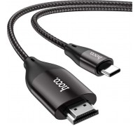 Кабель мультимедійний USB-C to HDMI M 2.0m 4K30Hz gray HOCO (6931474755025)