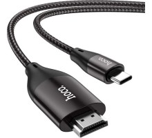 Кабель мультимедійний USB-C to HDMI M 2.0m 4K30Hz gray HOCO (6931474755025)