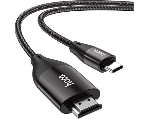 Кабель мультимедійний USB-C to HDMI M 2.0m 4K30Hz gray HOCO (6931474755025)