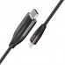 Кабель мультимедійний USB-C to HDMI M 2.0m 4K30Hz gray HOCO (6931474755025)