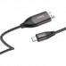 Кабель мультимедійний USB-C to HDMI M 2.0m 4K30Hz gray HOCO (6931474755025)