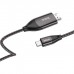 Кабель мультимедійний USB-C to HDMI M 2.0m 4K30Hz gray HOCO (6931474755025)