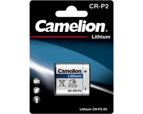 Батарейка CR-P2 Photo 6V 1400mAh Lithium BP1 Camelion (CR-P2-BP1)