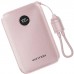 Батарея універсальна Vention 10000mAh, 22.5W, PD, QC, Pink (FKAP0-C)