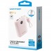 Батарея універсальна Vention 10000mAh, 22.5W, PD, QC, Pink (FKAP0-C)