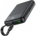 Батарея універсальна Acefast 10000mAh, 22.5W, PD, QC/3.0, build Type-C cable, M13, Black (6974316283959)