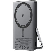Батарея універсальна Acefast Magnetic Wireless 5000mAh, 18W, PD, QC/3.0, with holder M16, Black (6974316283997)